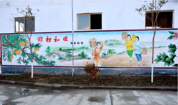 易门乡镇文化墙 乡风文明焕发新活力