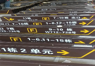 易门广告标识中，常见的几种安装方式。