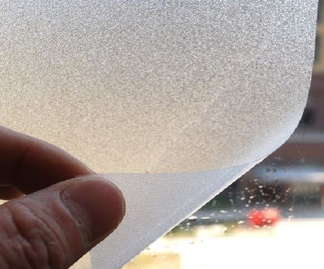 易门玻璃门外面粘广告用什么材料好？